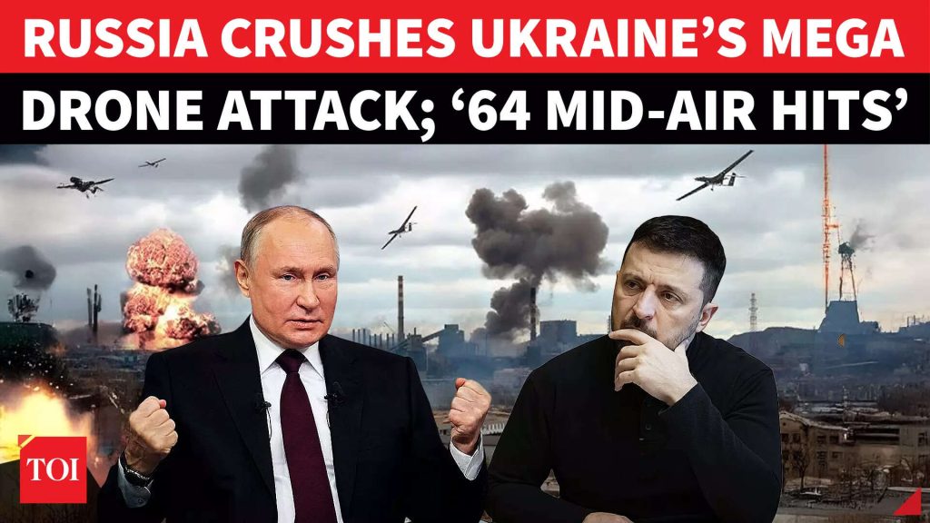 Putin Dismantles Ukraine’s Drone Swarm, Launches Counter-Attack