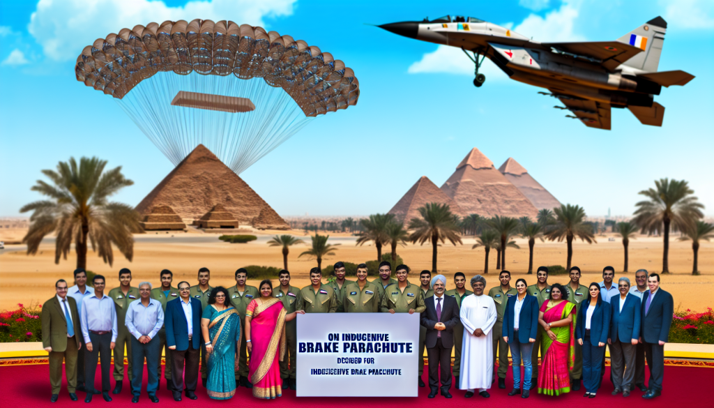 India Launches Indigenous Brake Parachute for MiG-29 at Egypt 2025 India Launches Indigenous Brake Parachute for MiG-29 at Egypt 2025