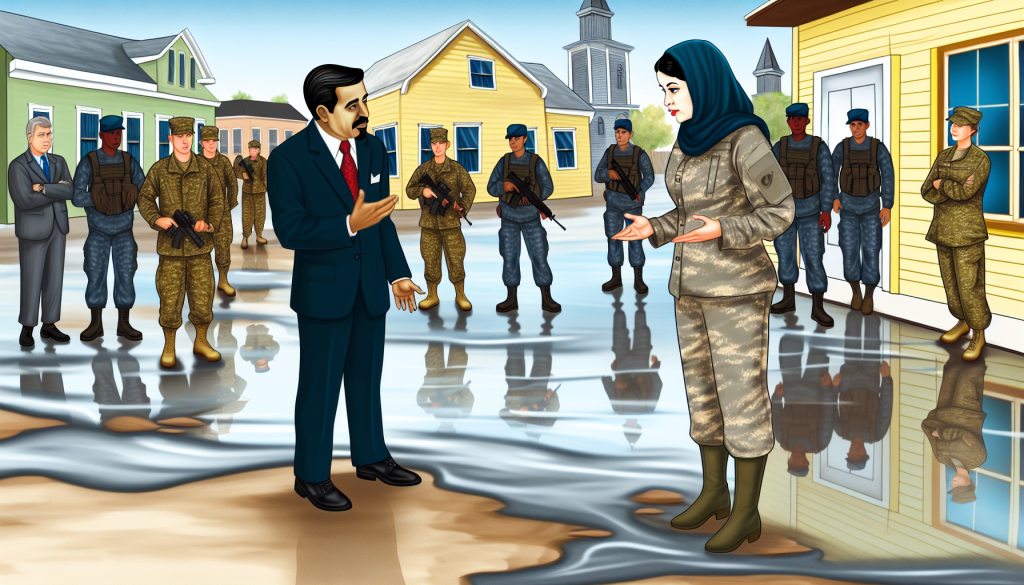 Minister Visits Komatipoort Military Base Post Christmas Flood