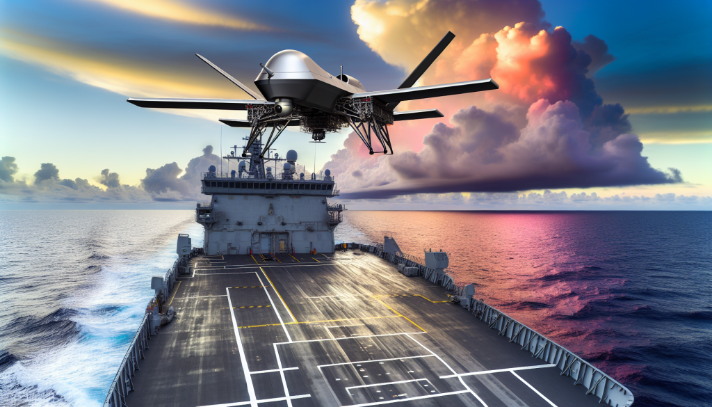 Navy’s First Shipborne Launch of LUCAS Drone