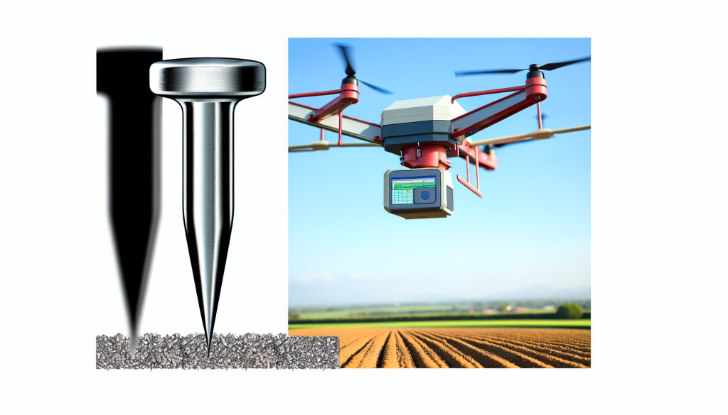 Smart Nail Tech for Wireless UAV Soil Monitoring