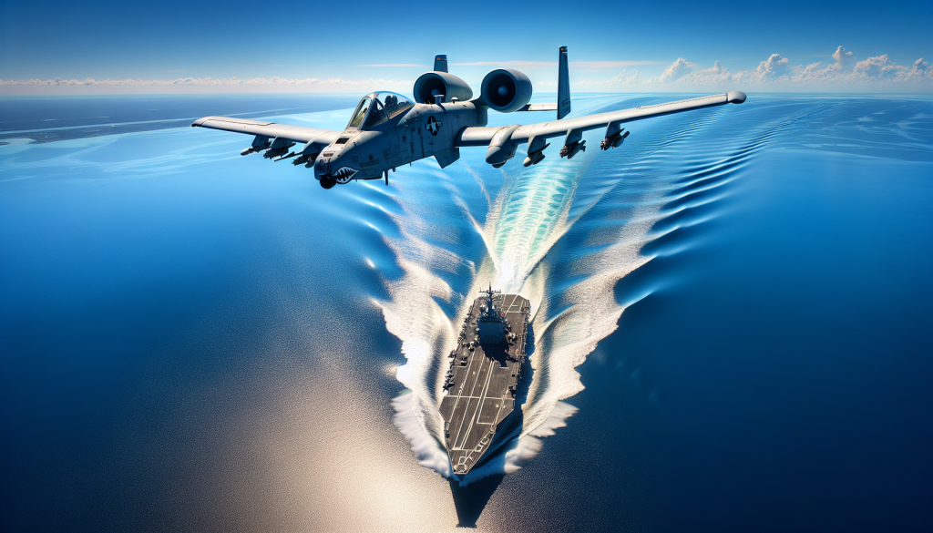 A-10 Warthog Protects Littoral Combat Ship in Gulf Drill