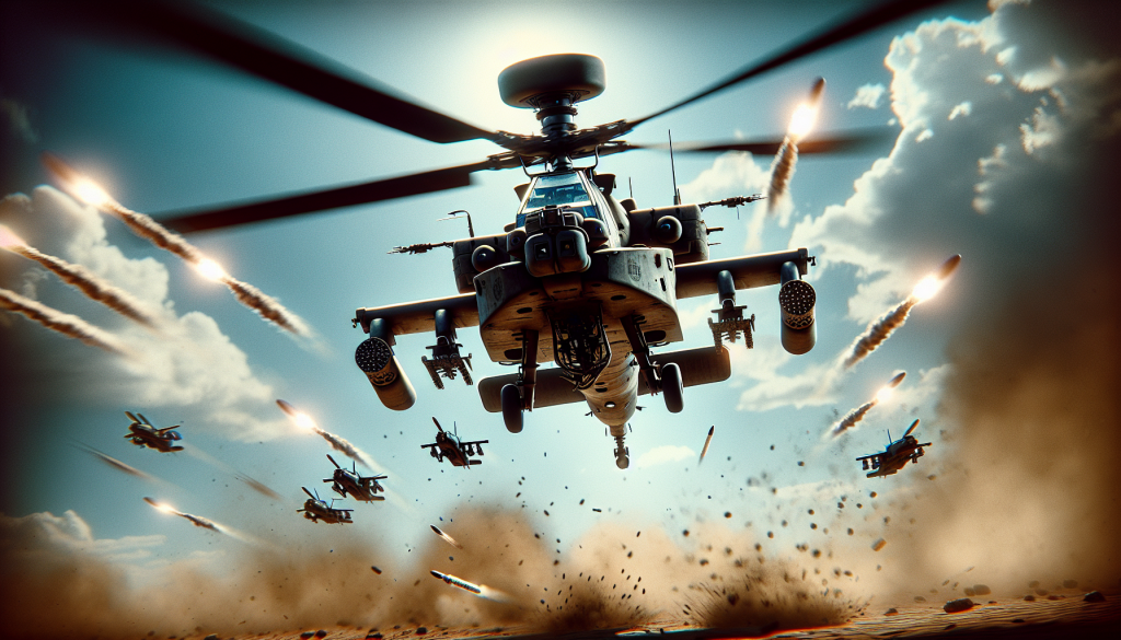 Apache Helicopters Down Drones with 30mm Ammo