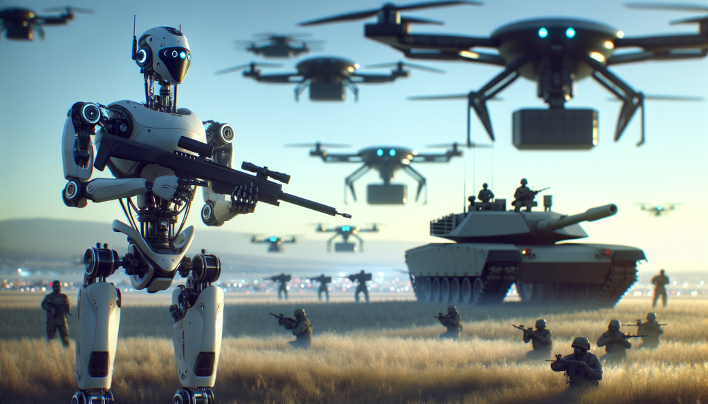 Robots and Drones Surpass Tanks in Defense Startups